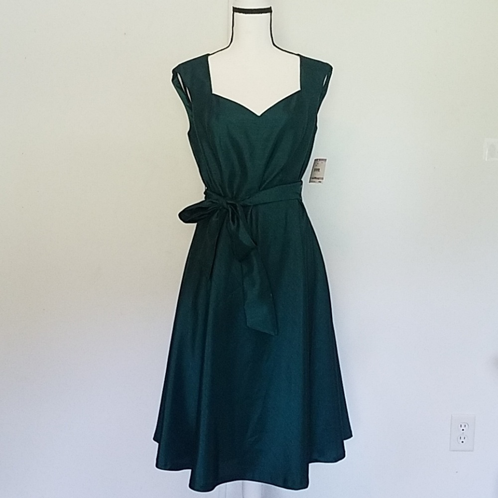 Emerald Pinup Style Dress